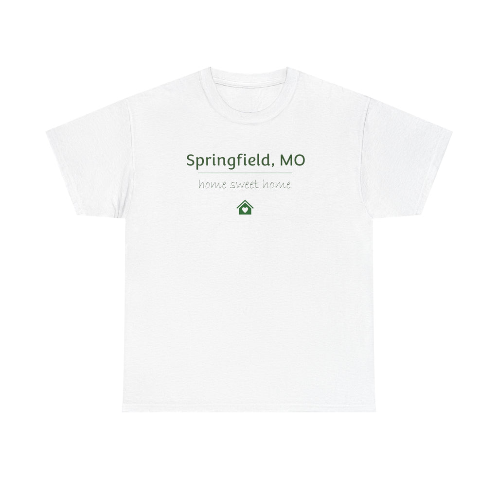Springfield, MO Home Town T-Shirt — Small House Icon Local Pride Tee
