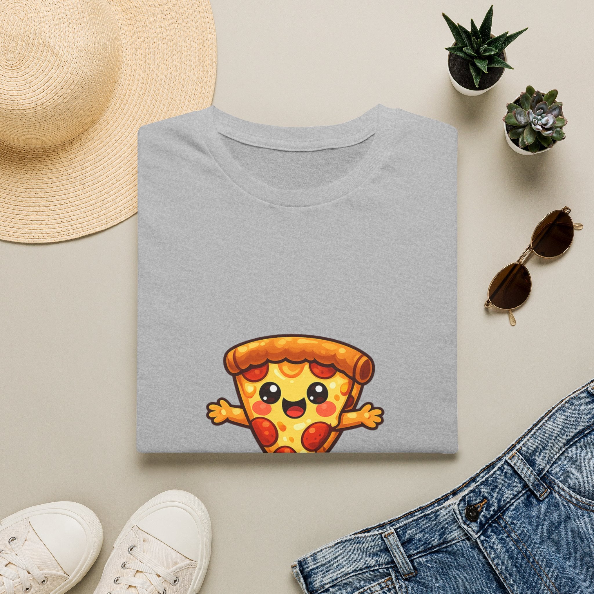 My best friend is pizza Unisex Softstyle T-Shirt