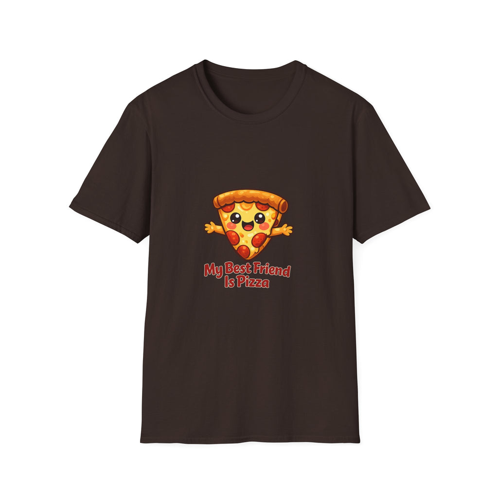 My best friend is pizza Unisex Softstyle T-Shirt