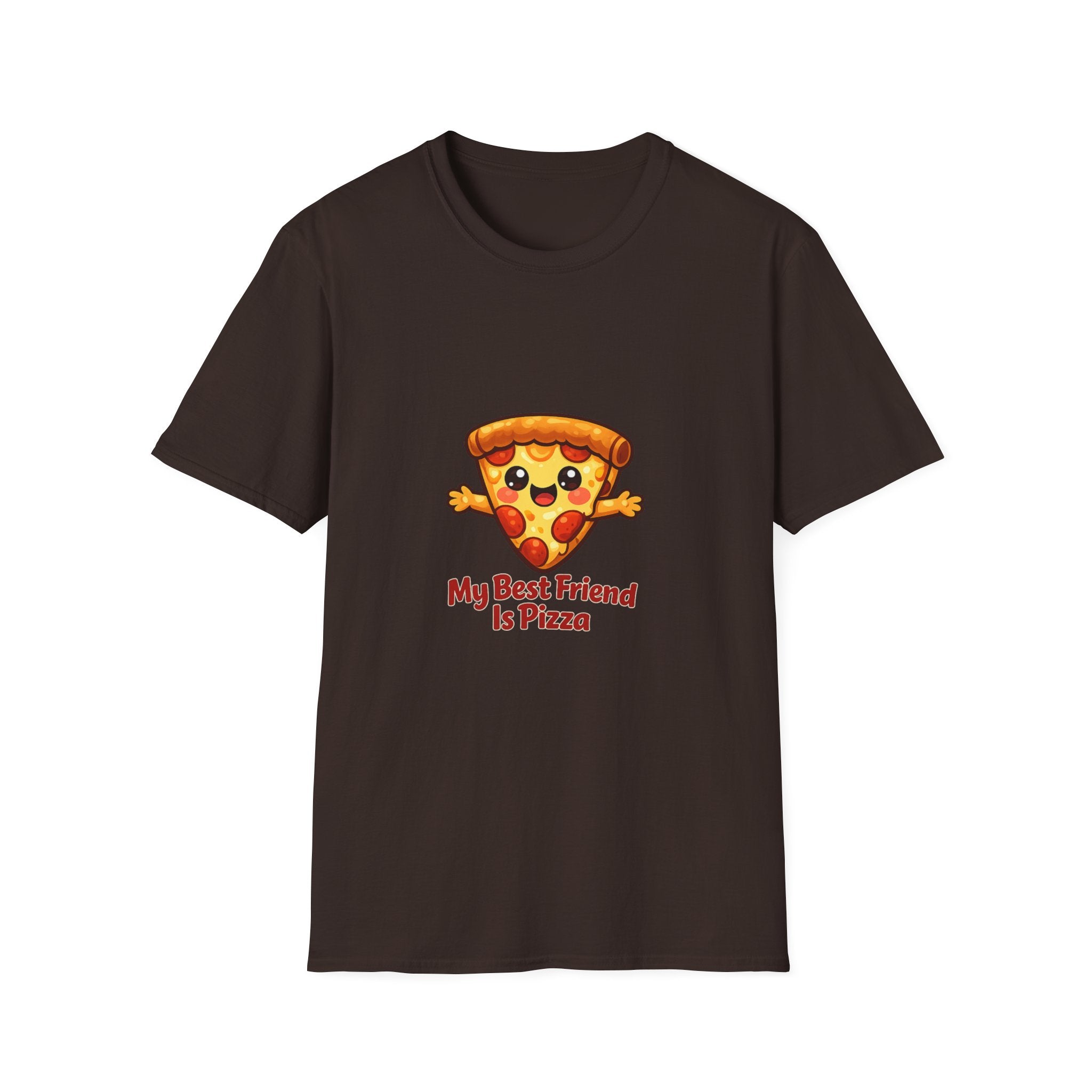 My best friend is pizza Unisex Softstyle T-Shirt