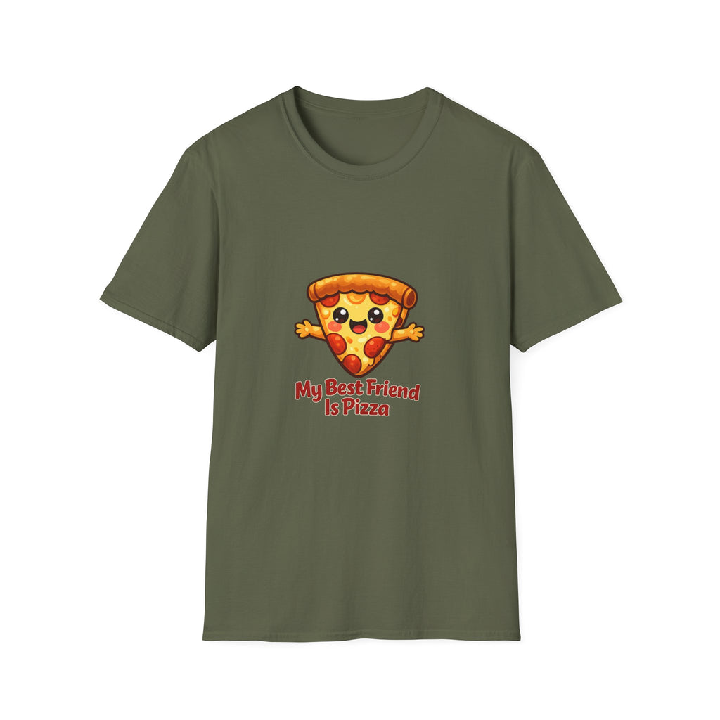 My best friend is pizza Unisex Softstyle T-Shirt