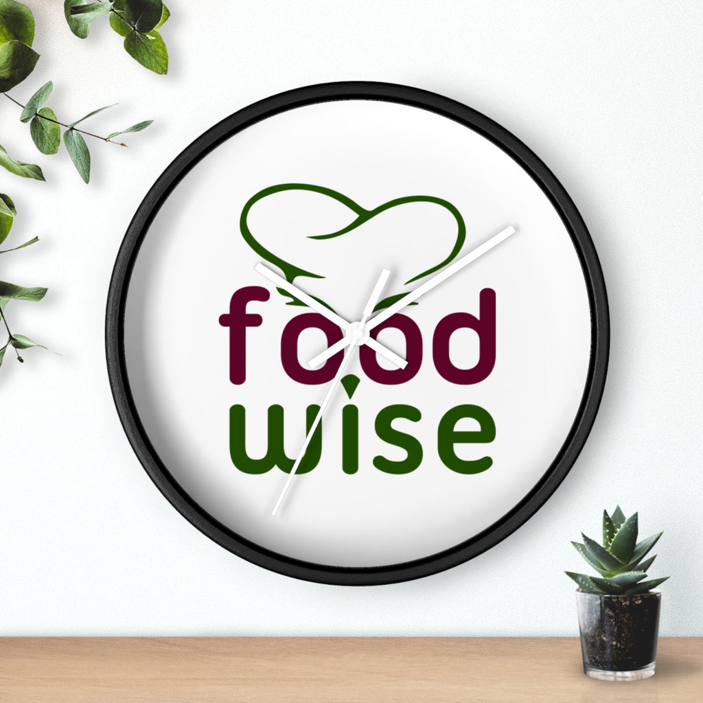 FoodWise.food logo Wall Clock