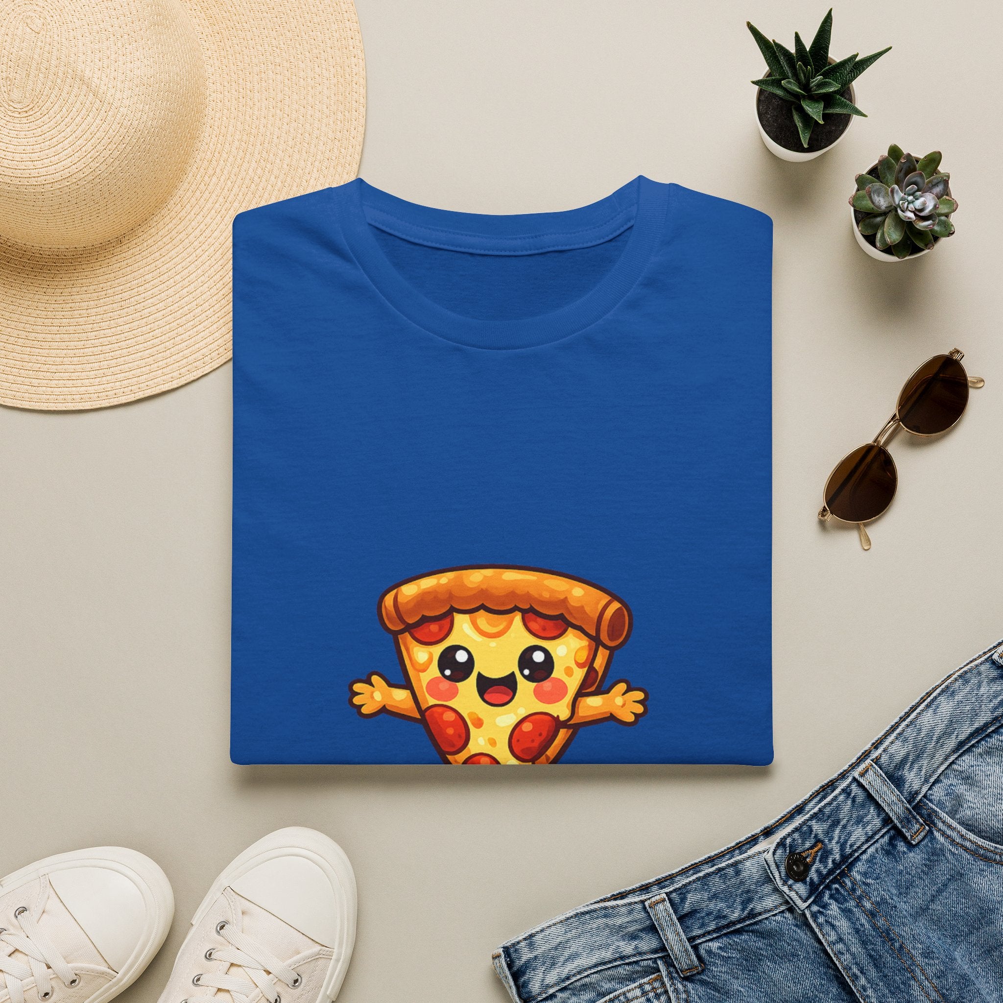 My best friend is pizza Unisex Softstyle T-Shirt