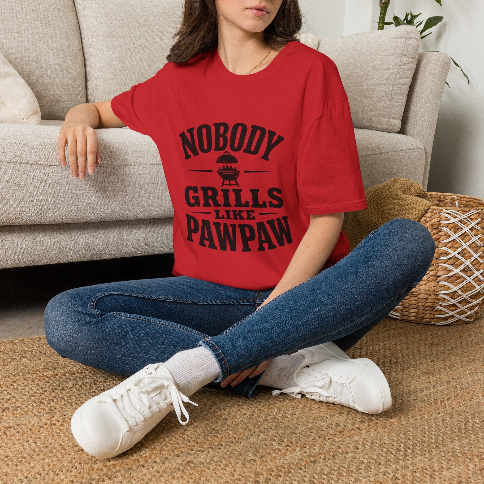 Nobody grills like PawPaw - Unisex Softstyle T-Shirt