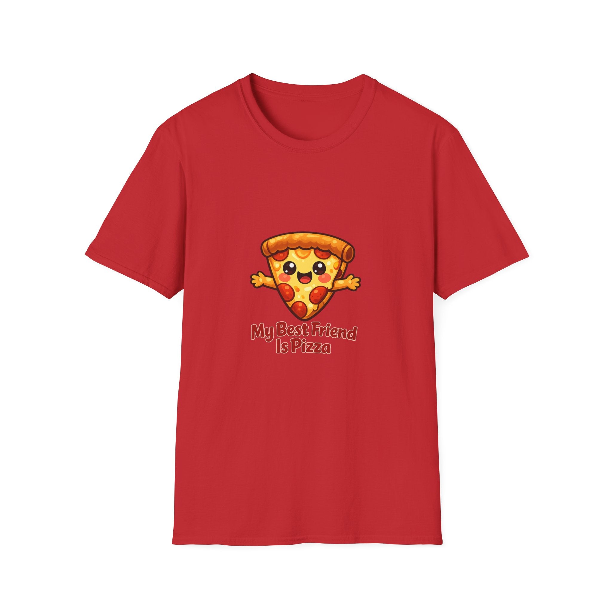 My best friend is pizza Unisex Softstyle T-Shirt