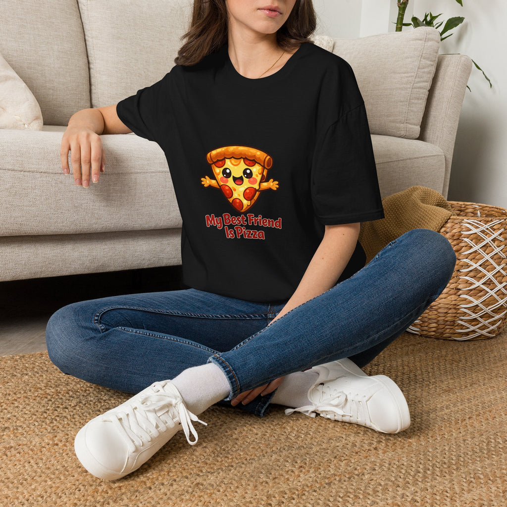 My best friend is pizza Unisex Softstyle T-Shirt