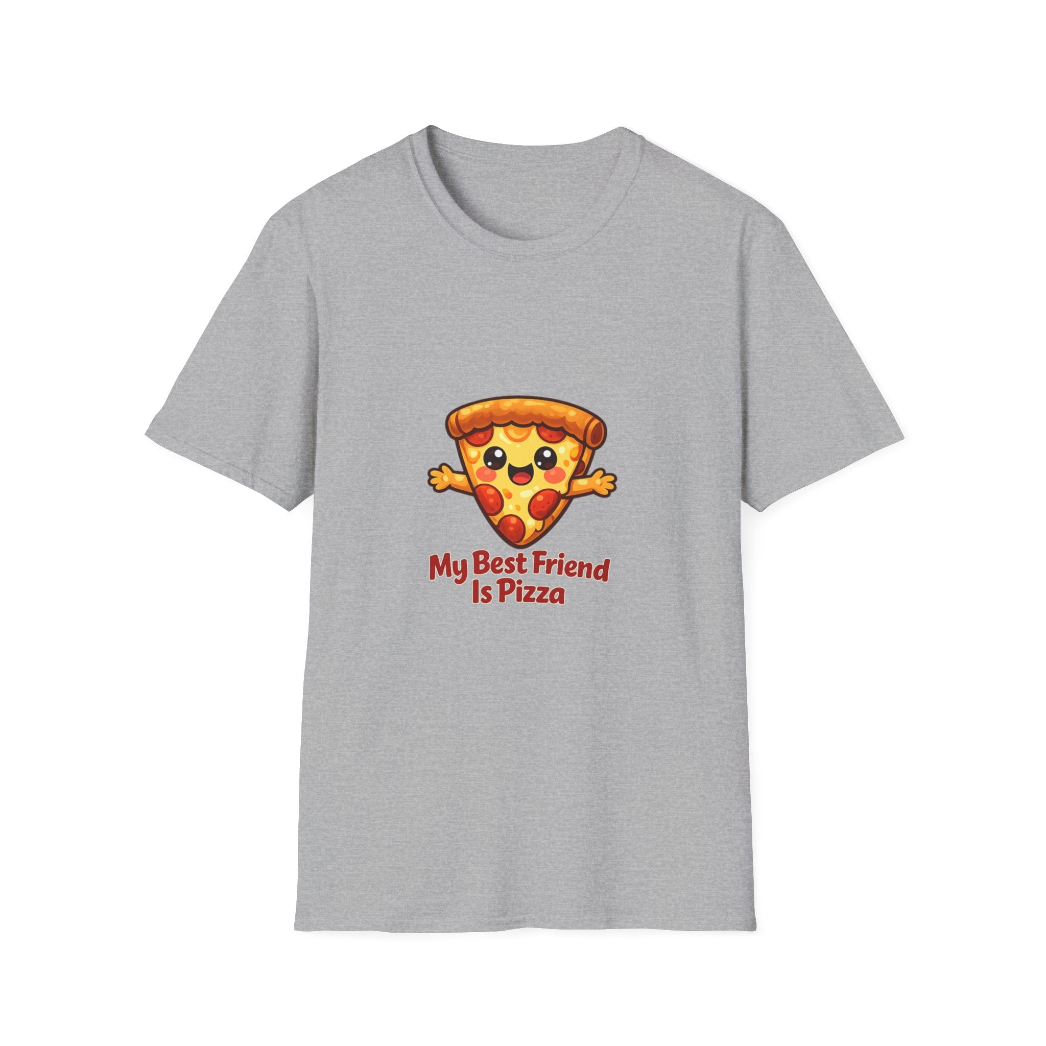 My best friend is pizza Unisex Softstyle T-Shirt