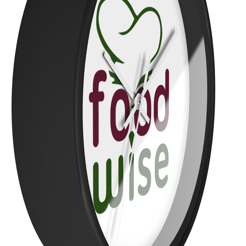 FoodWise.food logo Wall Clock