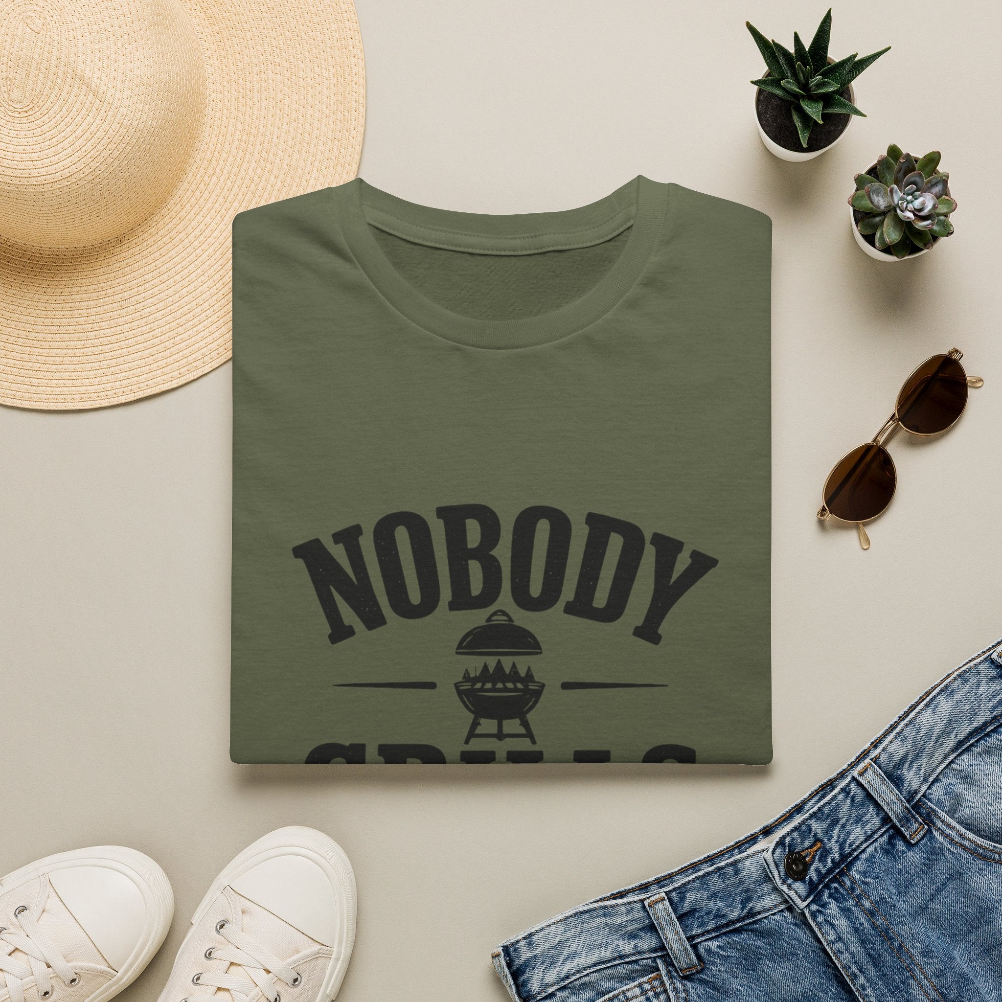 Nobody grills like PawPaw - Unisex Softstyle T-Shirt