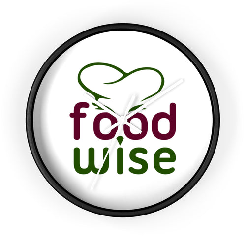 FoodWise.food logo Wall Clock