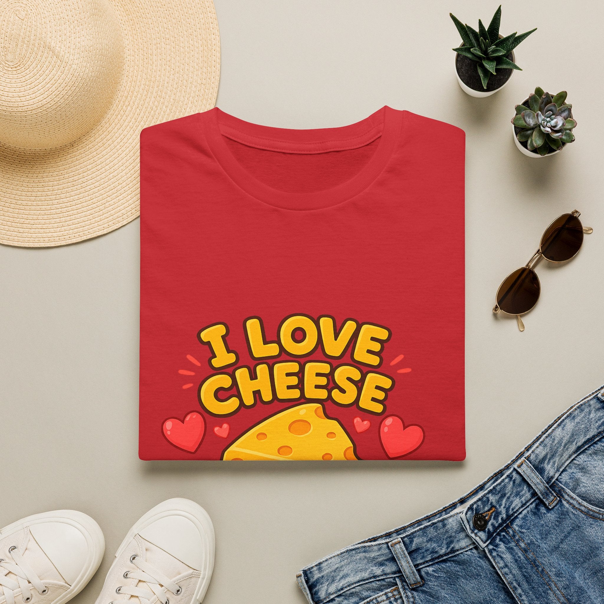 I love cheese Unisex Softstyle T-Shirt