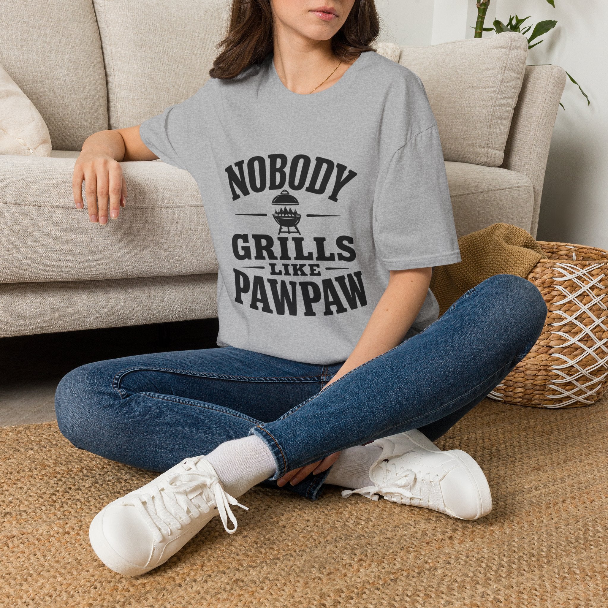 Nobody grills like PawPaw - Unisex Softstyle T-Shirt