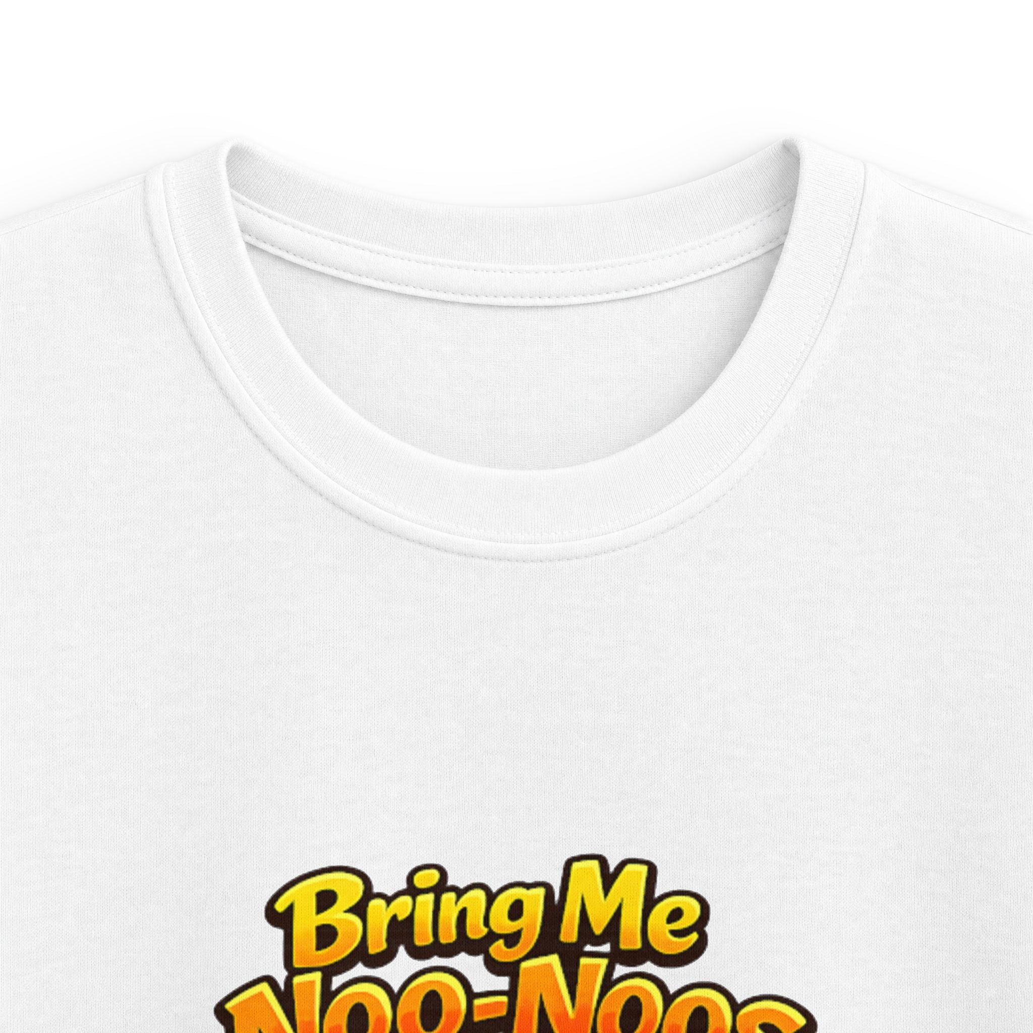 Kids Tee – "Bring Me Noo-Noops" Cute Ramen Noodles Graphic Shirt