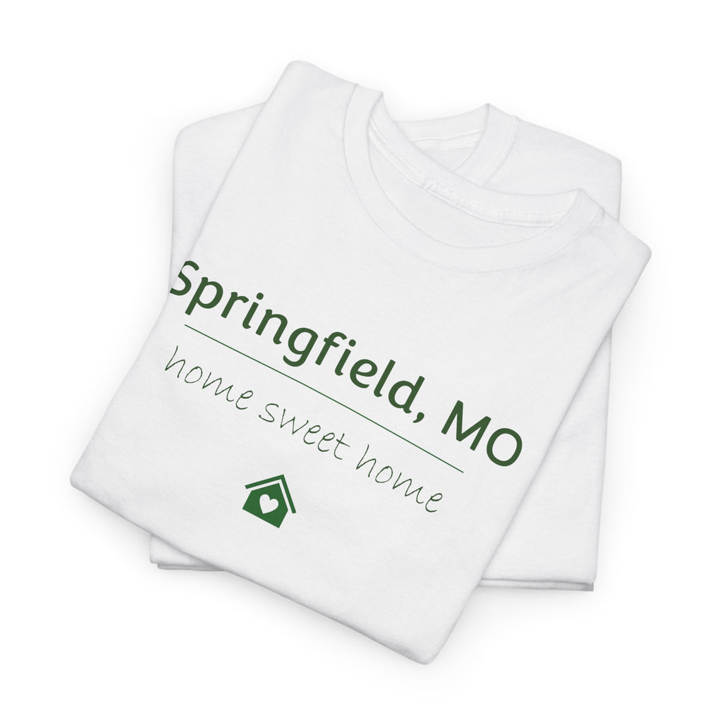 Springfield, MO Home Town T-Shirt — Small House Icon Local Pride Tee