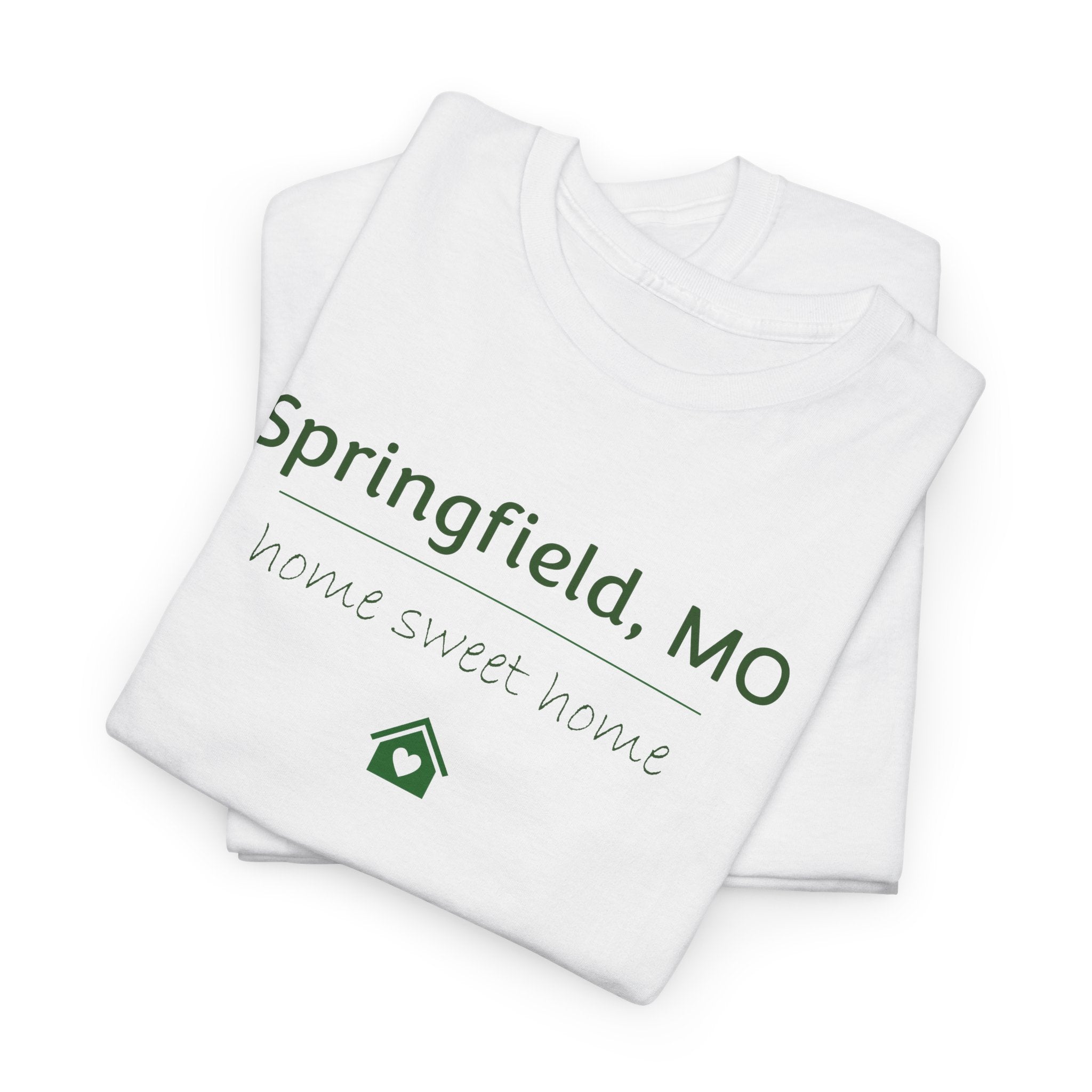 Springfield, MO Home Town T-Shirt — Small House Icon Local Pride Tee
