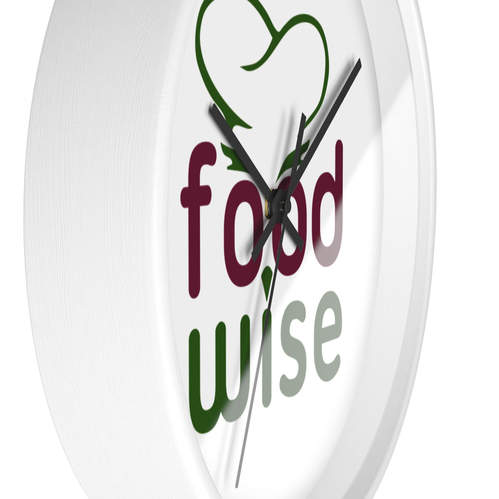 FoodWise.food logo Wall Clock