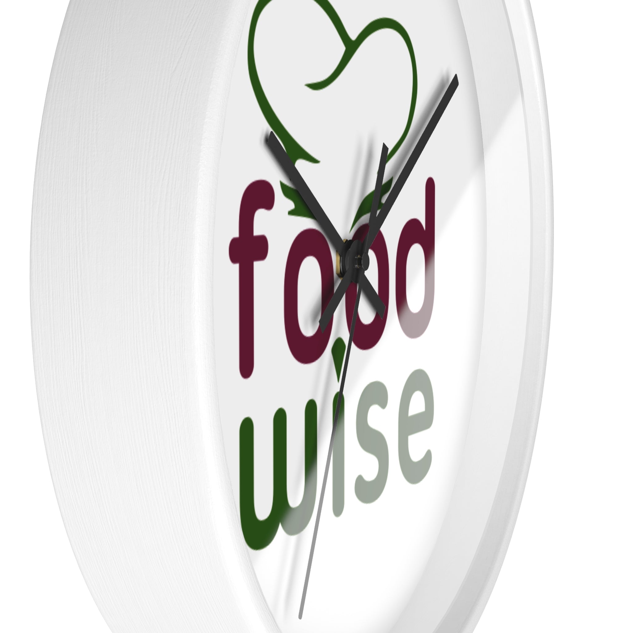 FoodWise.food logo Wall Clock