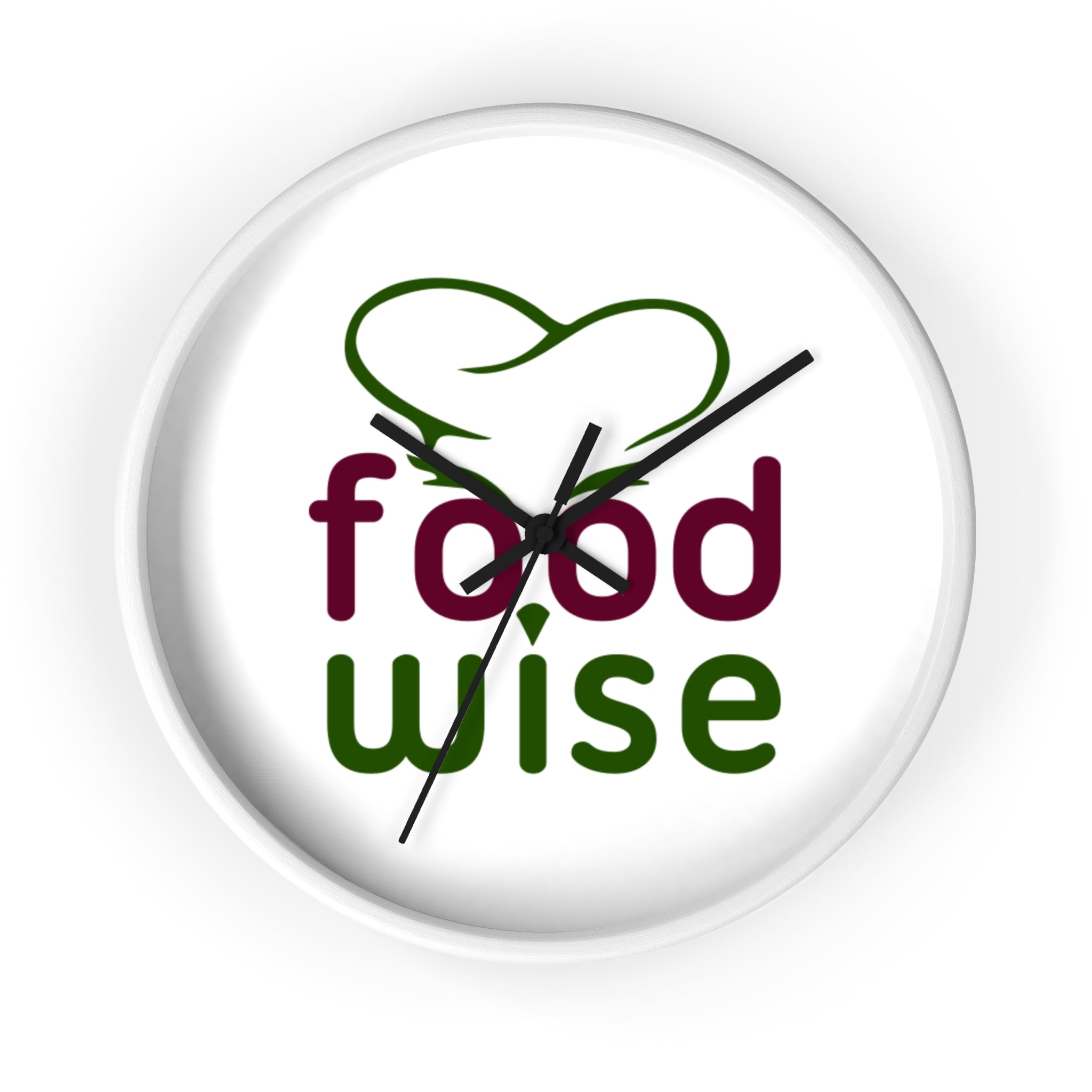 FoodWise.food logo Wall Clock