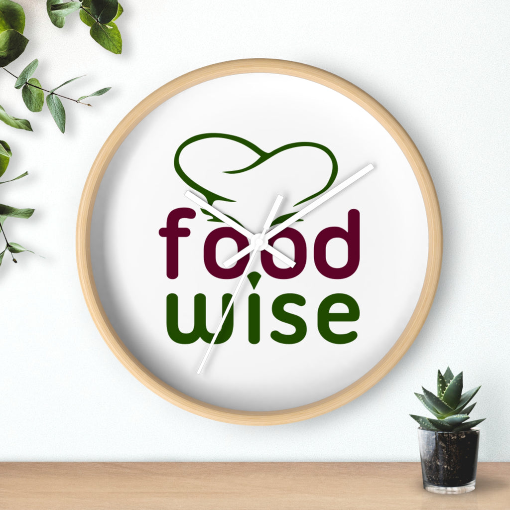 FoodWise.food logo Wall Clock
