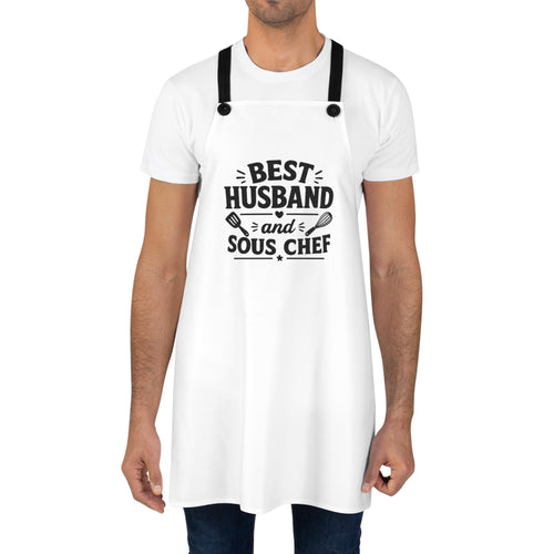 Best Husband and Sous Chef Apron — Funny Couples Cooking Gift