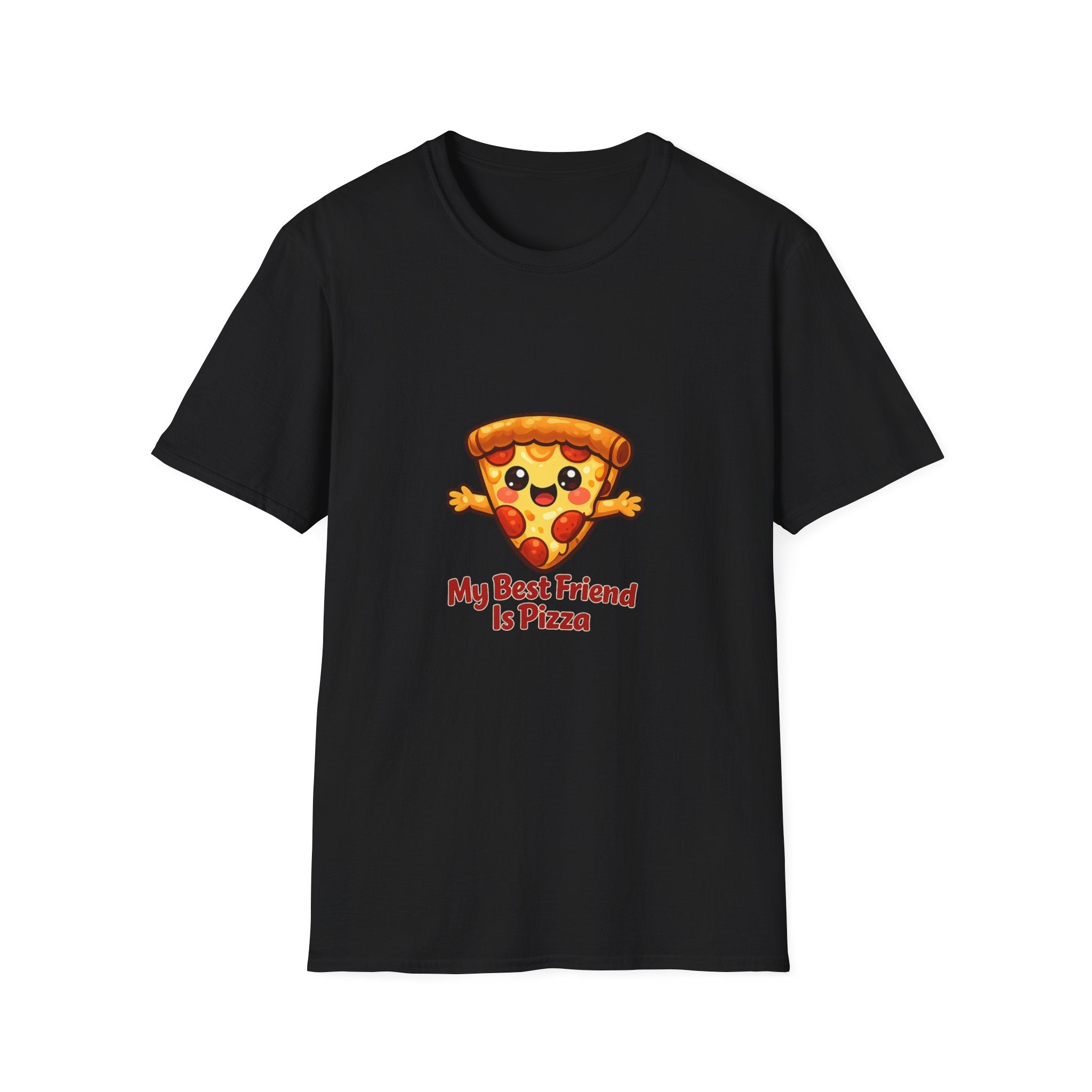 My best friend is pizza Unisex Softstyle T-Shirt