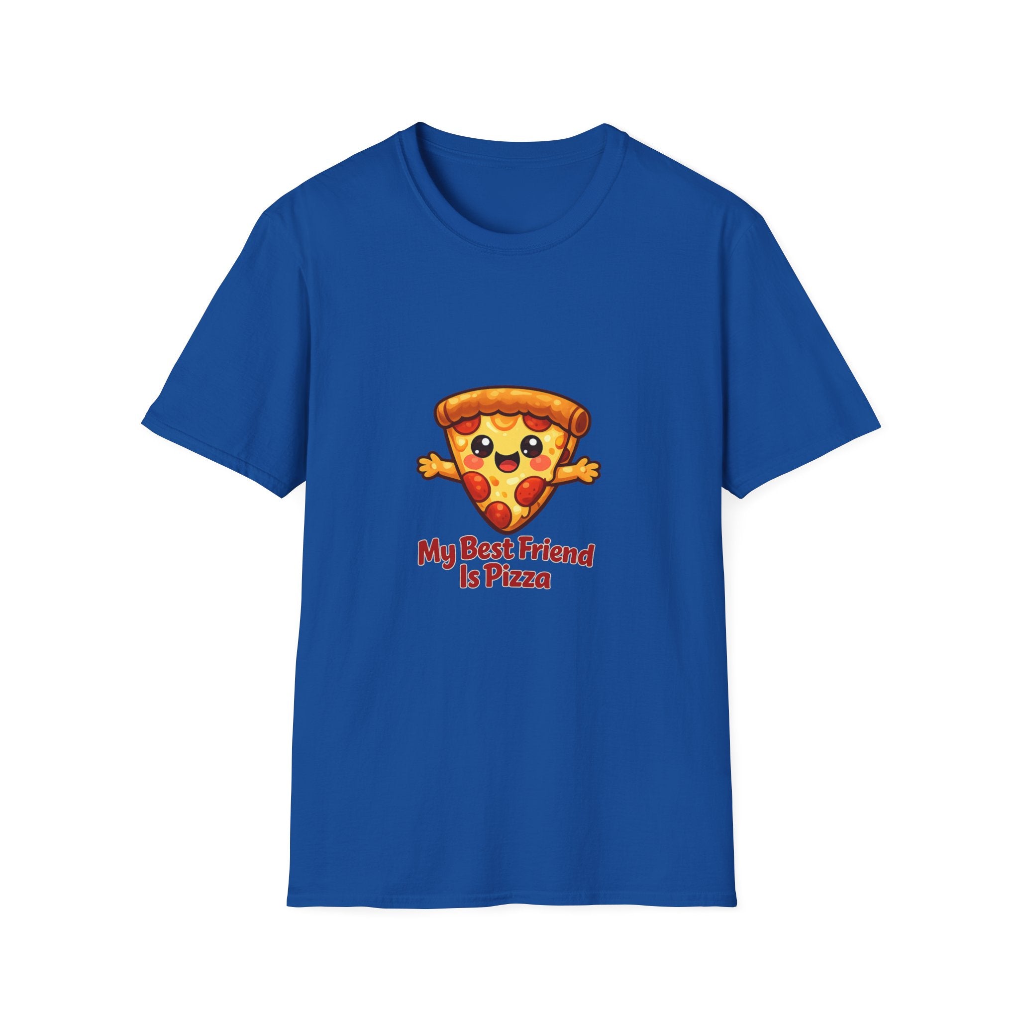 My best friend is pizza Unisex Softstyle T-Shirt