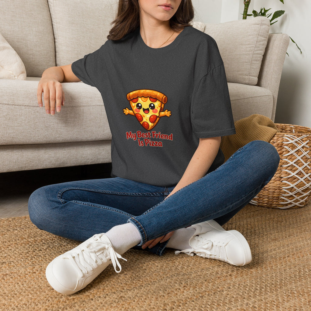 My best friend is pizza Unisex Softstyle T-Shirt