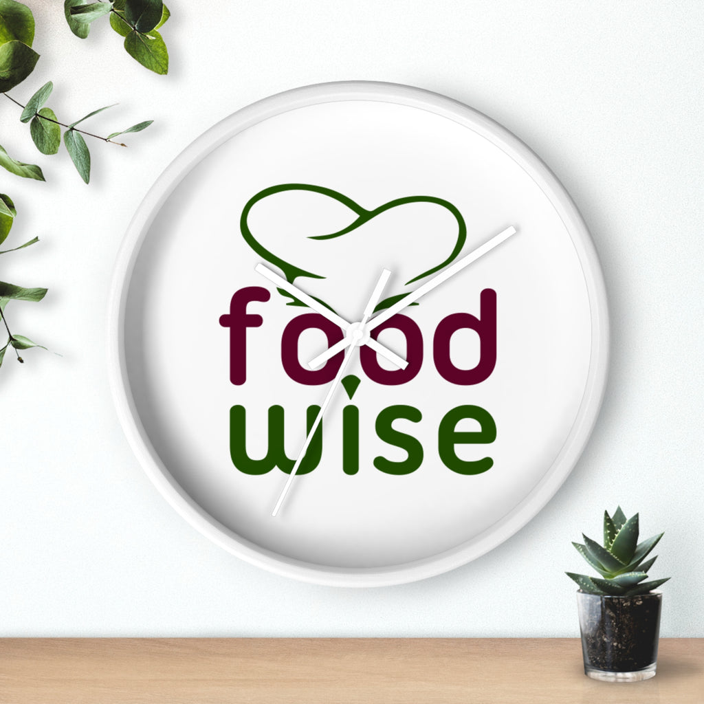 FoodWise.food logo Wall Clock