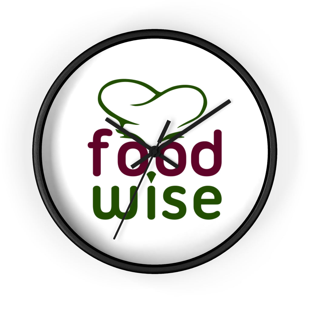 FoodWise.food logo Wall Clock