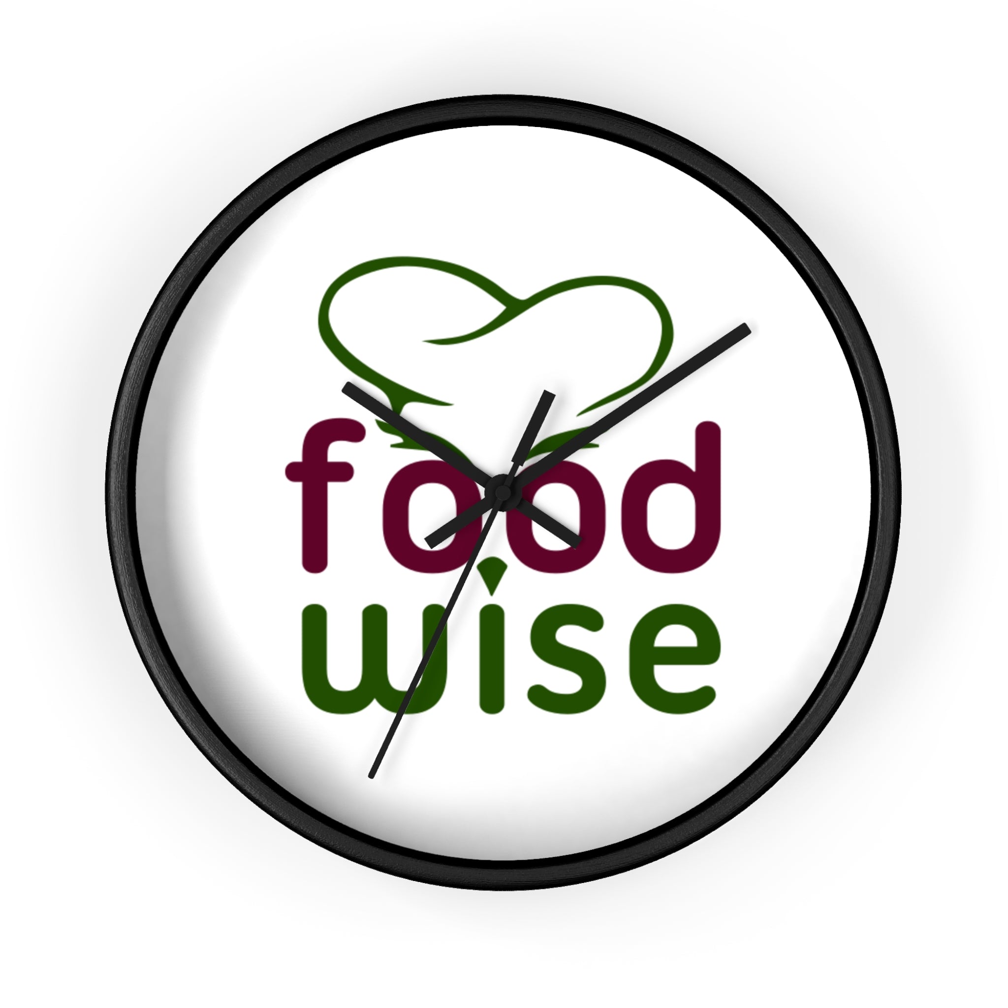 FoodWise.food logo Wall Clock