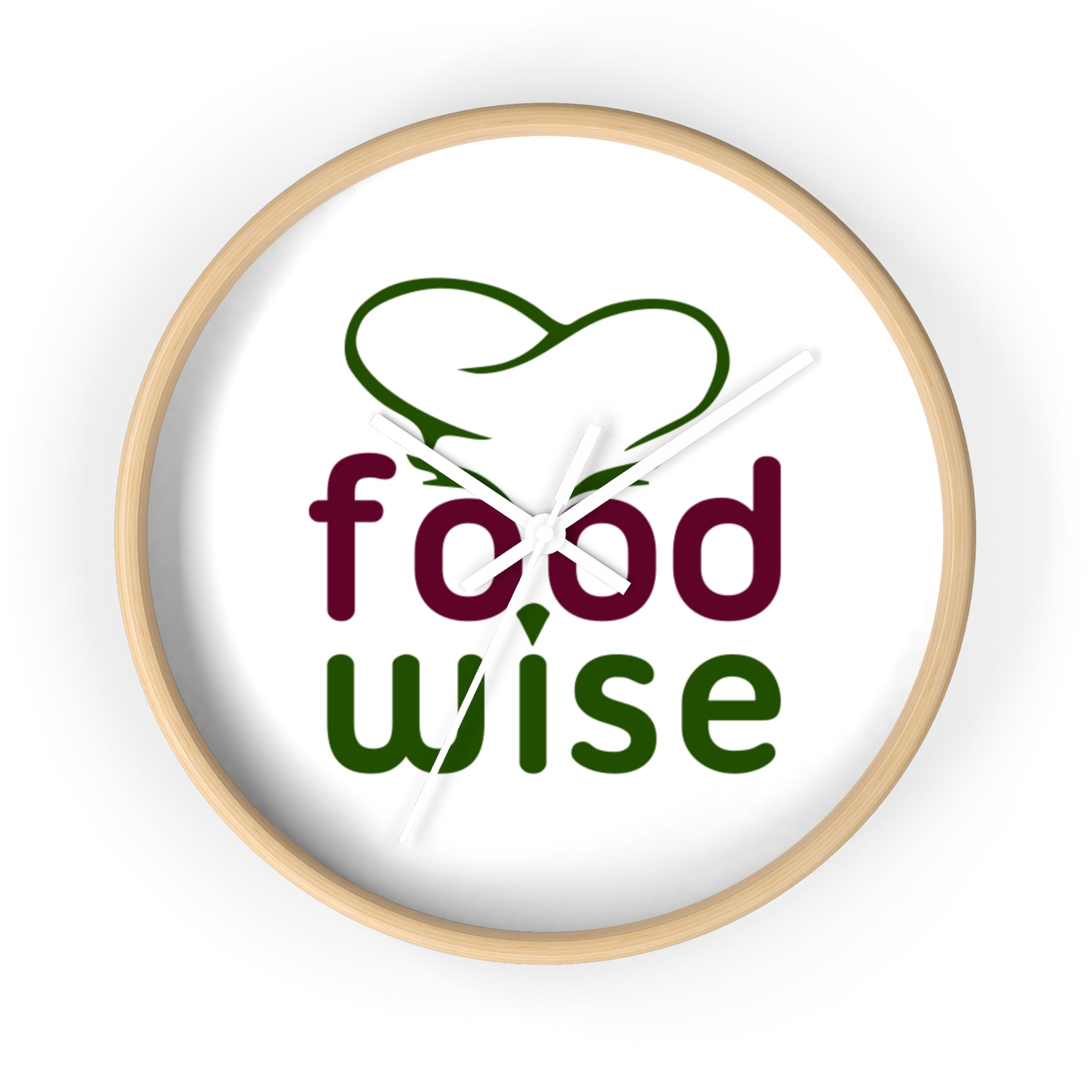 FoodWise.food logo Wall Clock