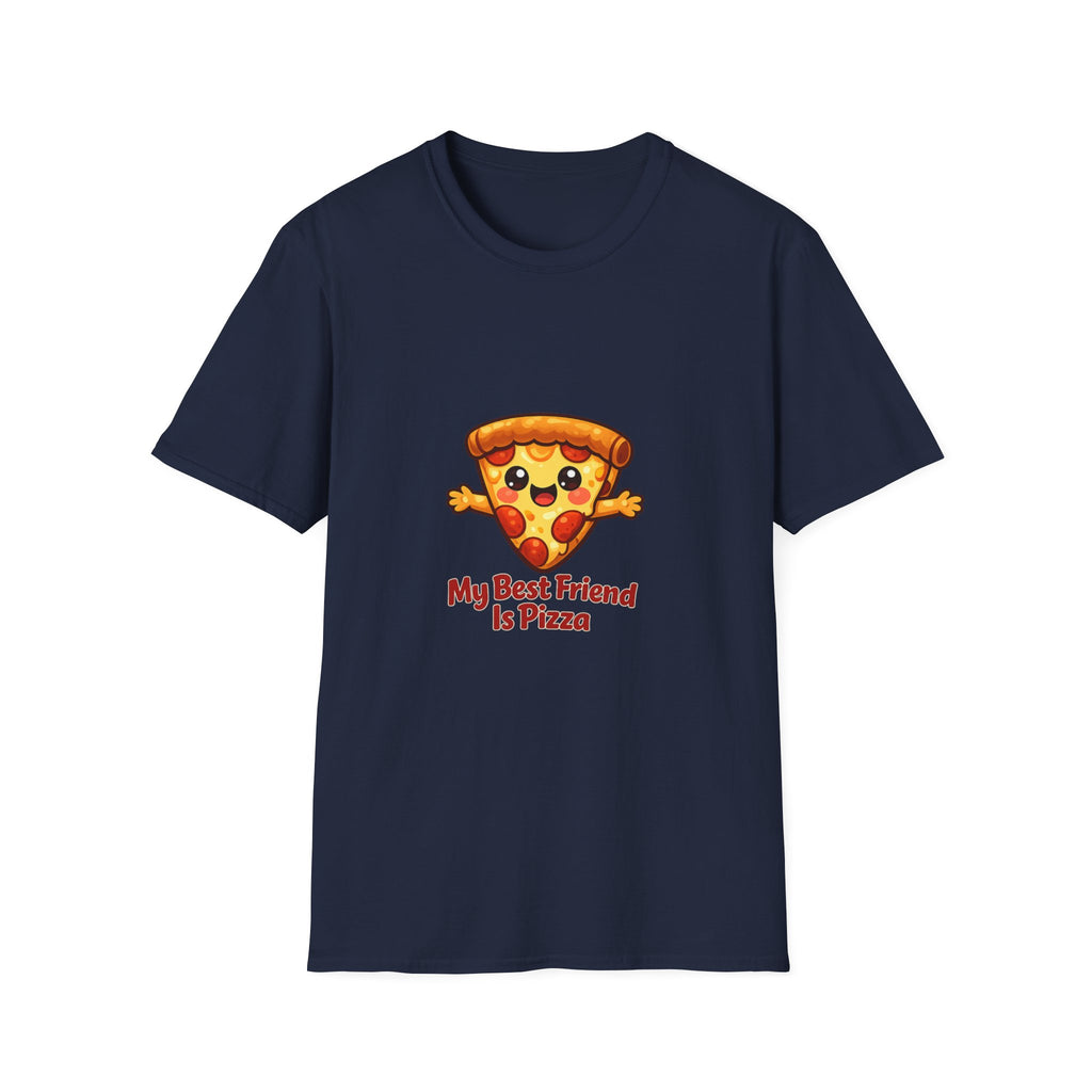 My best friend is pizza Unisex Softstyle T-Shirt