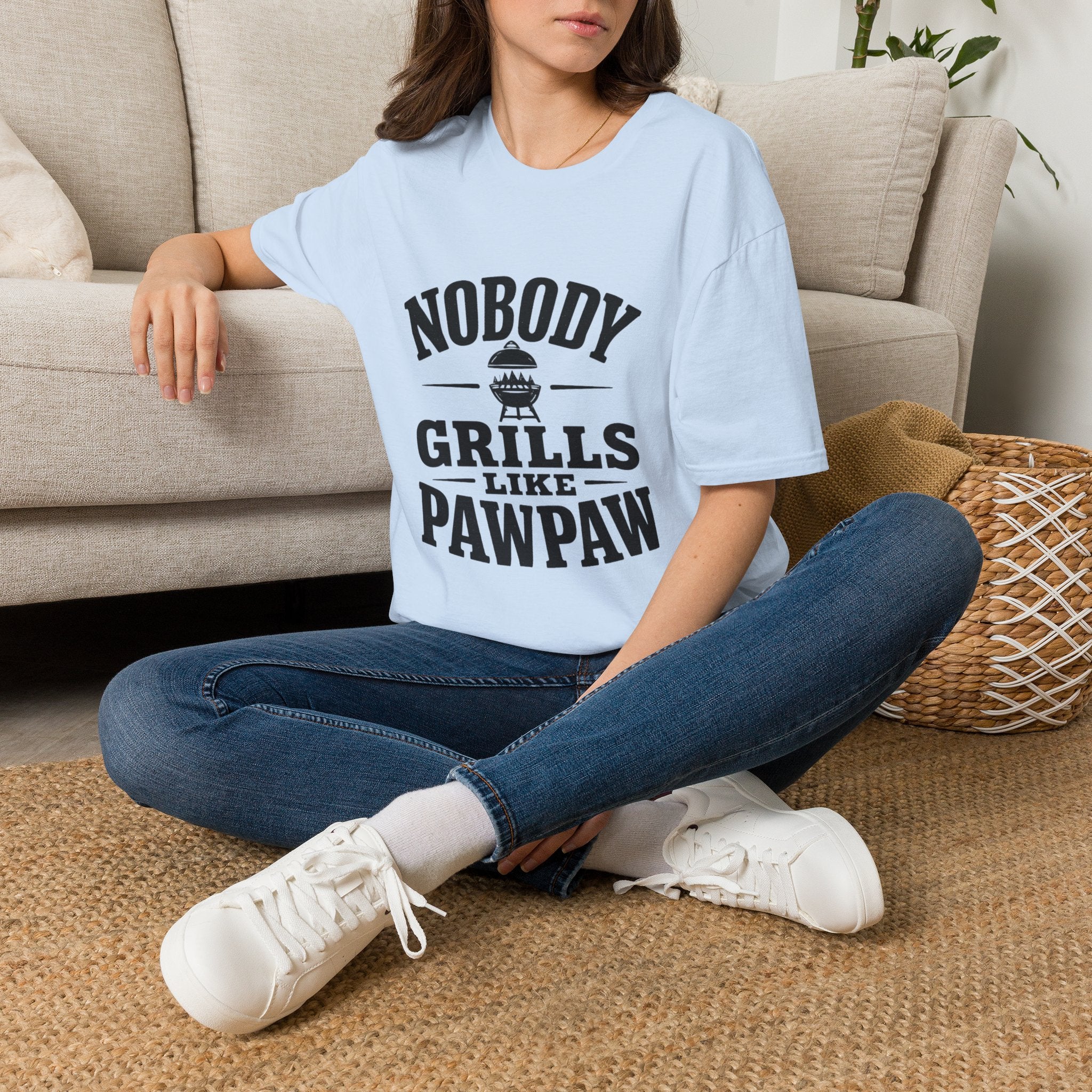 Nobody grills like PawPaw - Unisex Softstyle T-Shirt