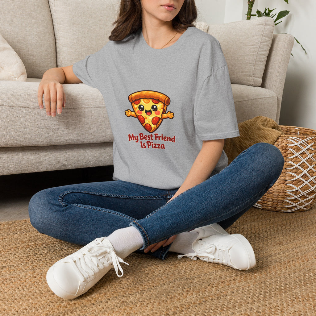 My best friend is pizza Unisex Softstyle T-Shirt