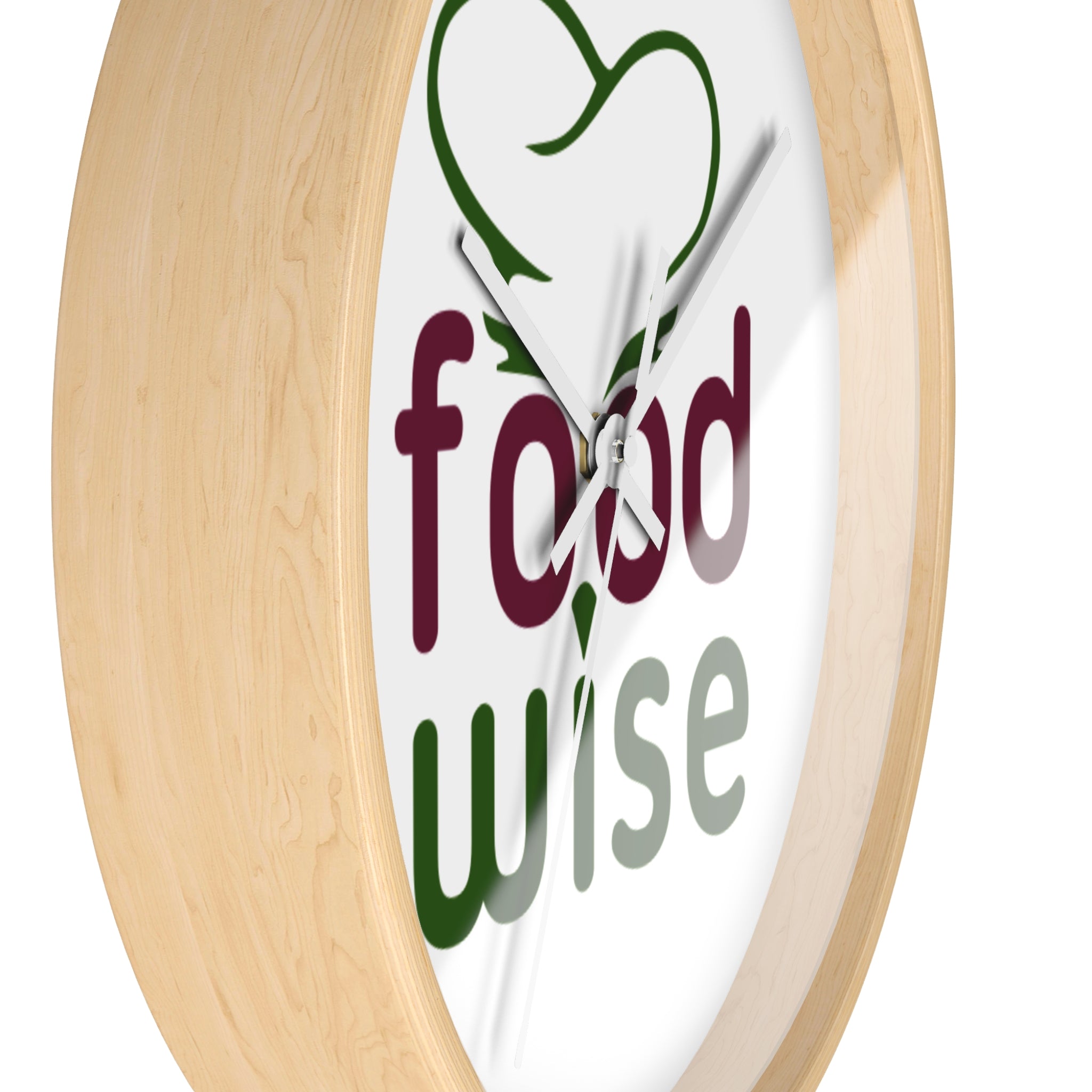 FoodWise.food logo Wall Clock