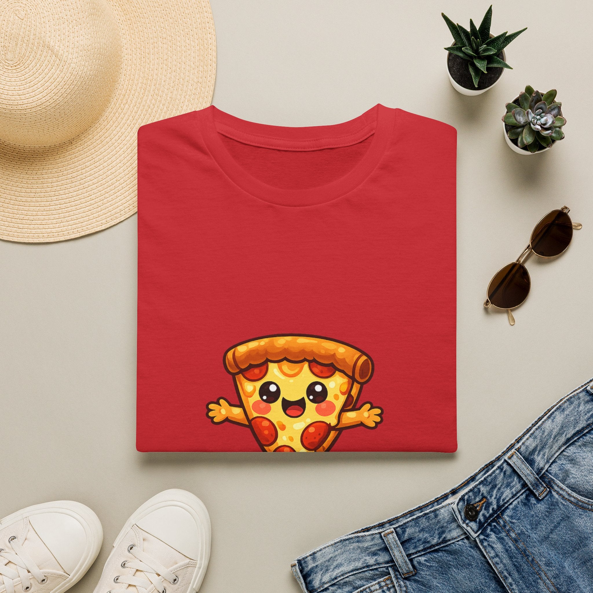 My best friend is pizza Unisex Softstyle T-Shirt