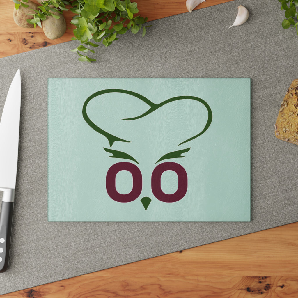 Wise owl - Glass Cutting Board