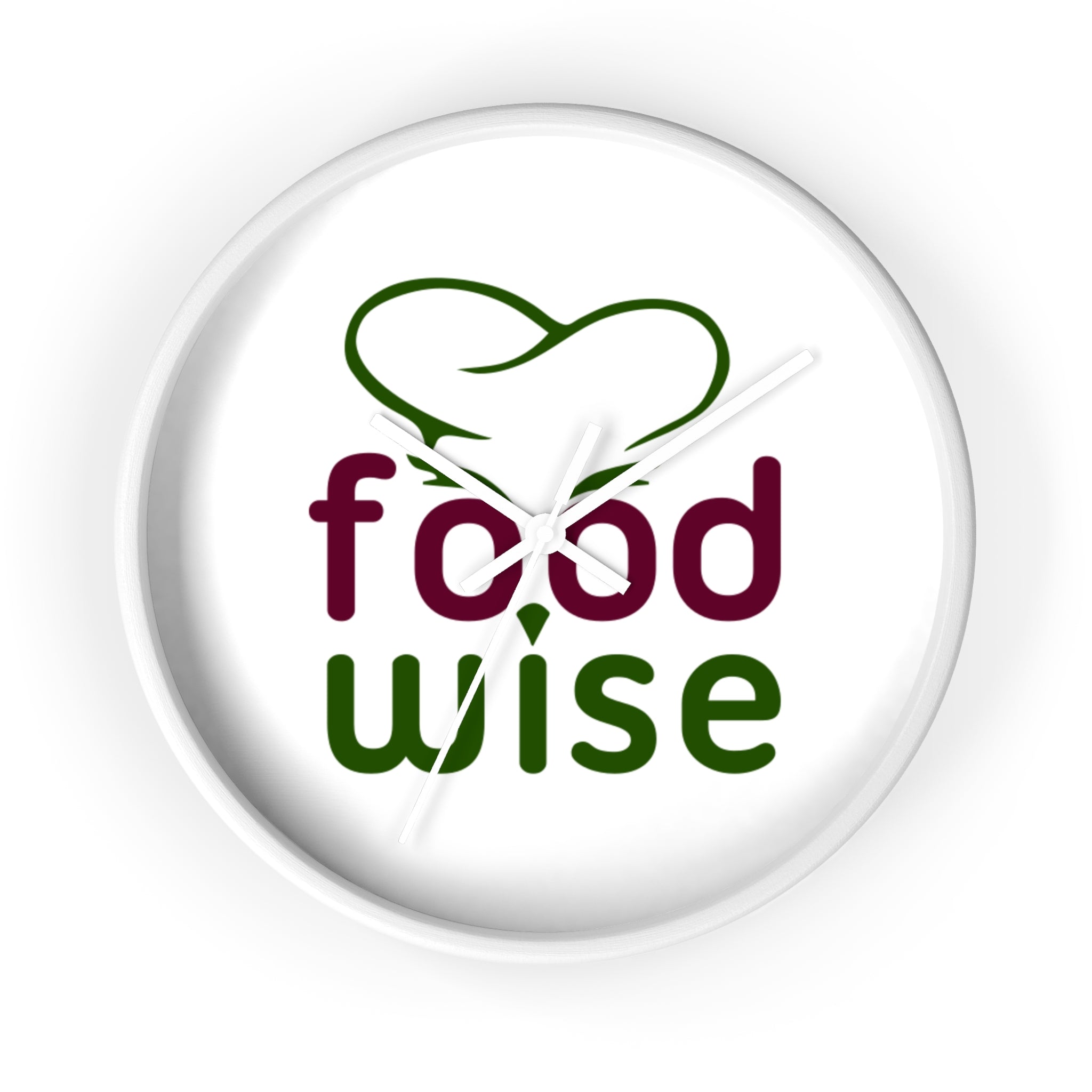 FoodWise.food logo Wall Clock