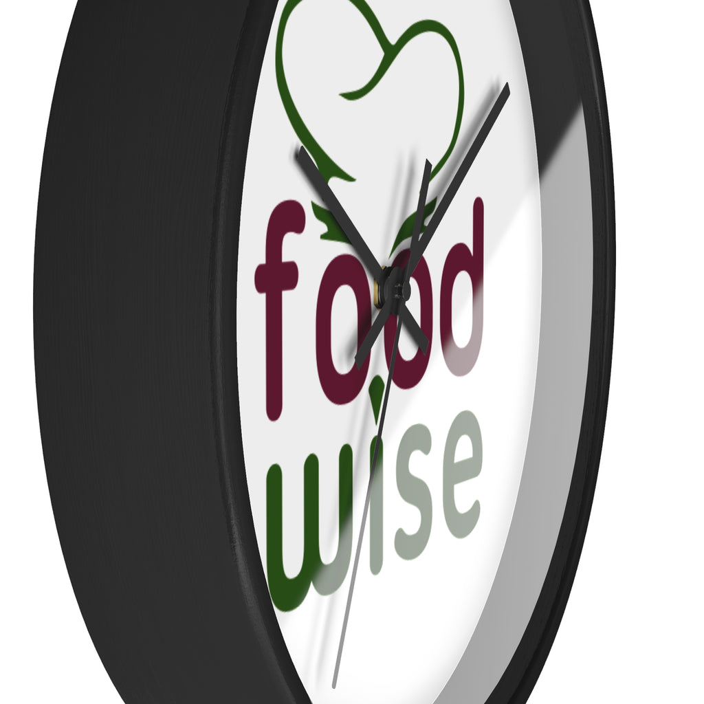 FoodWise.food logo Wall Clock