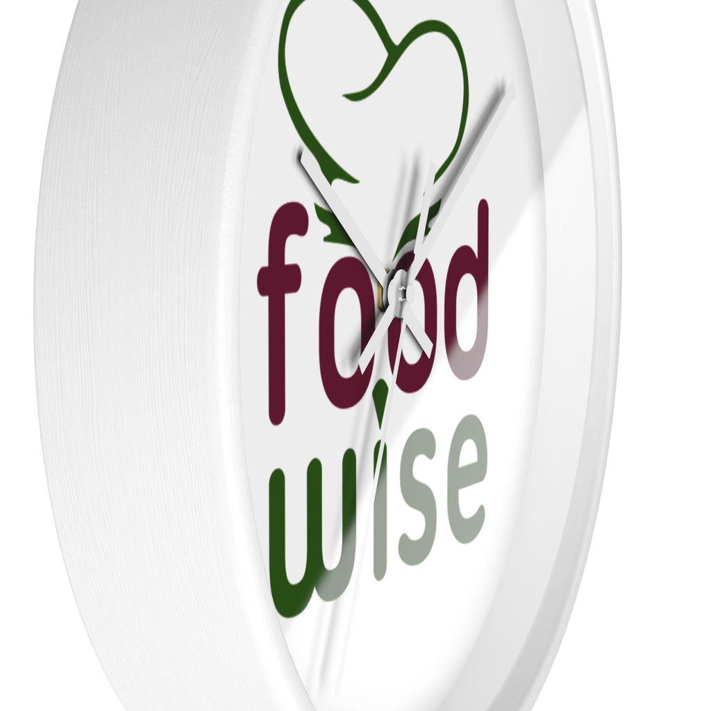 FoodWise.food logo Wall Clock