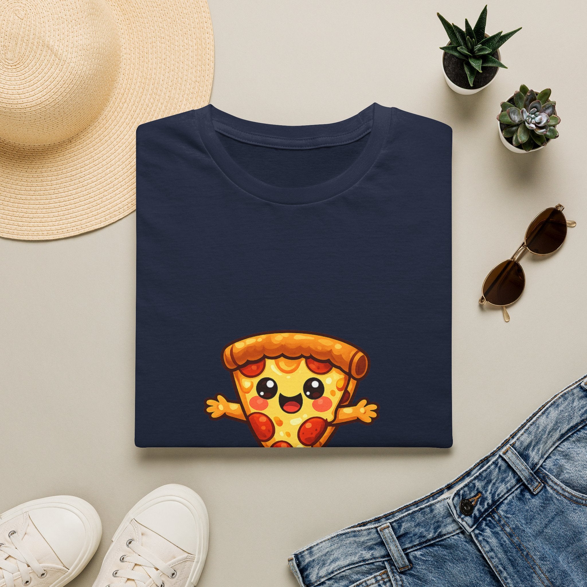 My best friend is pizza Unisex Softstyle T-Shirt