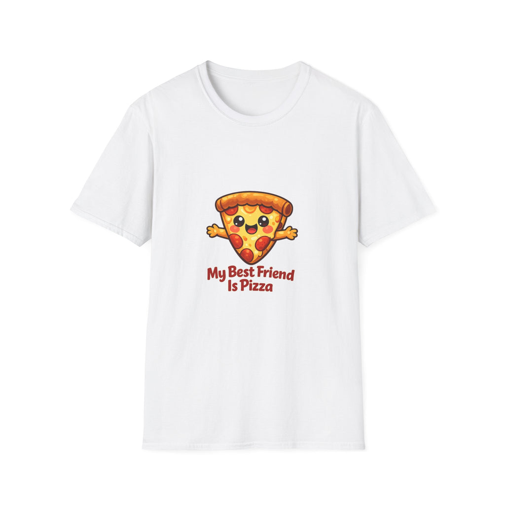 My best friend is pizza Unisex Softstyle T-Shirt