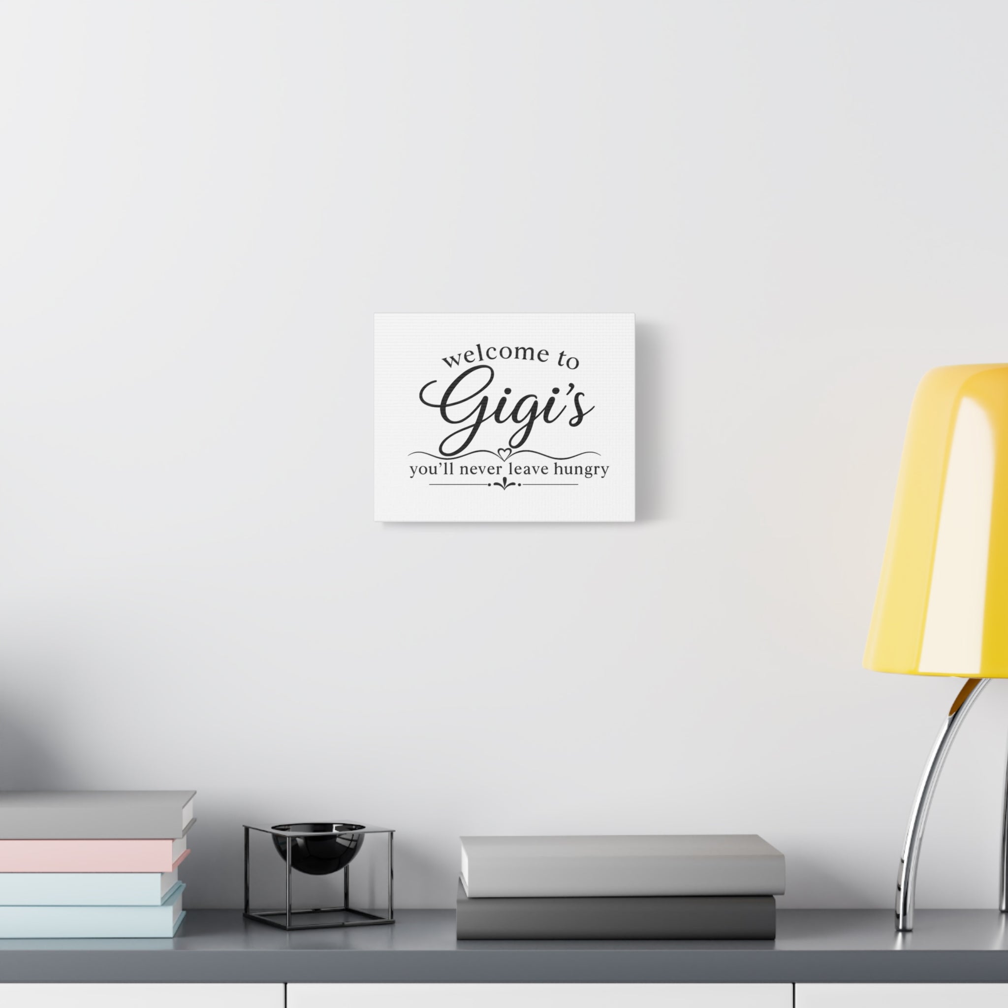 Welcome to GiGi's Matte Canvas, Stretched, 1.25"