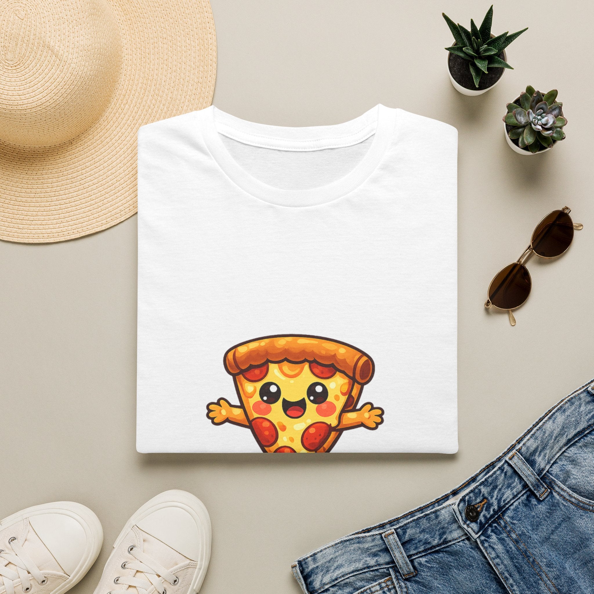 My best friend is pizza Unisex Softstyle T-Shirt